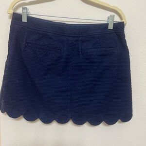 Lilly Pulitzer Navy Skirt with Pink Accents